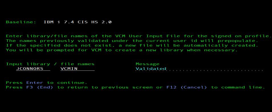 Baseline Selection Menu（イメージ）